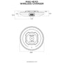 Quad Lock Mag Head Wireless dimensions