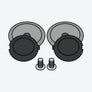Visor Plates Helios Black Airoh