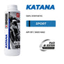 IPONE Katana - 100% Synthetic 4T Oil - Blue Belt in Sport Oil