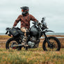 Bike fitted with the Kreiga OS-BASE and OS-Adventure Packs