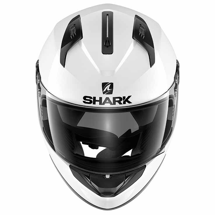 Shark Ridill Blank Gloss White Helmet