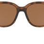 Oakley Low Key Sunglasses - Matte Brown Tortoise with Prizm Tungsten Polarized Lens
