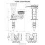 Quad Lock Fork Stem Mount