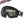 Oakley L-Frame MX OTG Goggles Black with Dark Grey Lens & Clear Lens