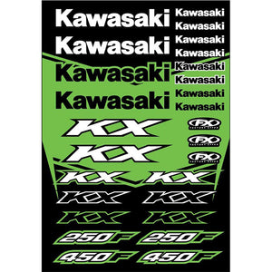 FX22-68130 FX Kawasaki KX OEM Replica Sticker Kit