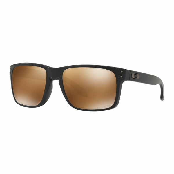 Oakley Holbrook Sunglasses - Polarised - Matte Black with Prizm Tungsten Polarized