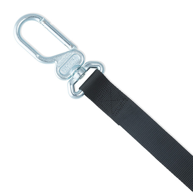 Swivel Carabiner Tie-Downs - Black