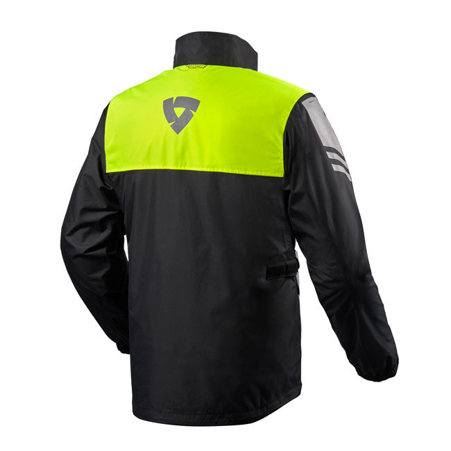 FRC018_1450 Nitric 3 H2O Rain Jacket Black-Neon Yellow