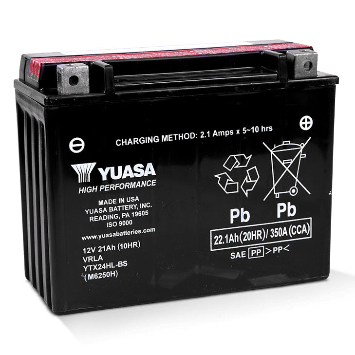 YUASA YTX24HL-BS - Not Factory Activated