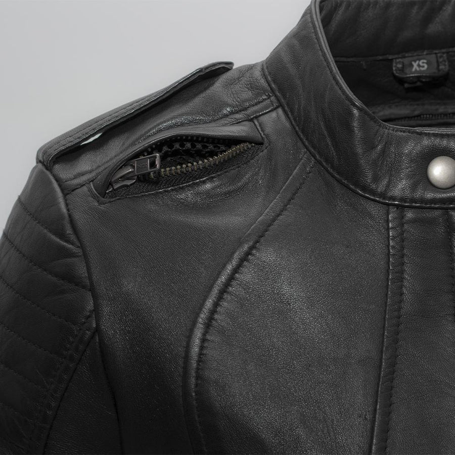 First Manufacturing Biker - Women's Leather Motorcycle Jacket