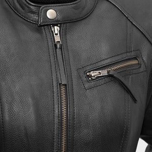 First Manufacturing Fashionista - Women's Motorcycle Leather Jacket