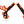 17813.010  Grip Frame Guard KTM 11/15 Orange