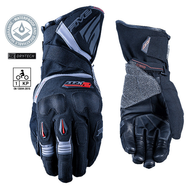 Five TFX 2 WP Gloves Black Grey