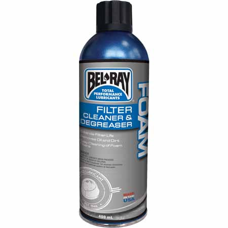 BelRay Foam Filter Cleaner and Degreaser 400ml Spray